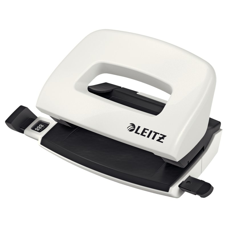 LEITZ mini perforator NeXXt WOW, parelwit, 10 vel