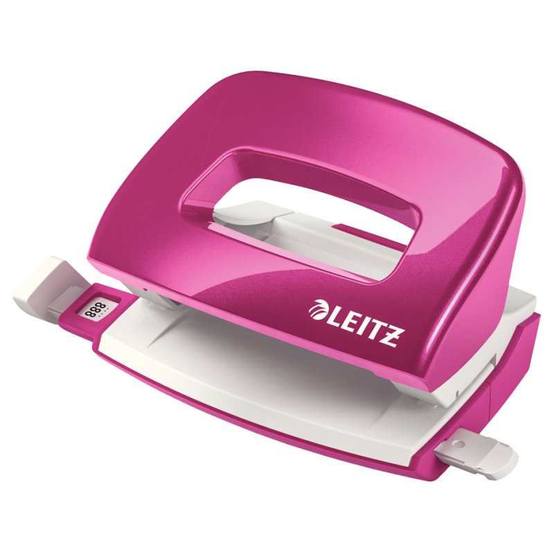 LEITZ mini perforator NeXXt WOW, parelwit, 10 vel
