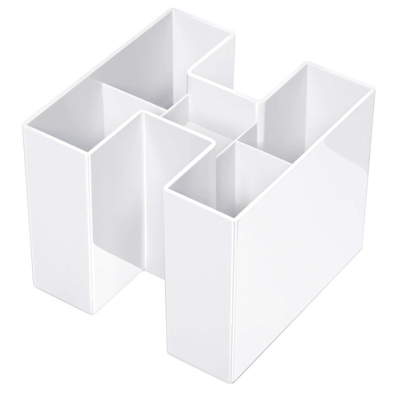HAN porte-stylos BRAVO, blanc, 5 compartiments, polystyrène