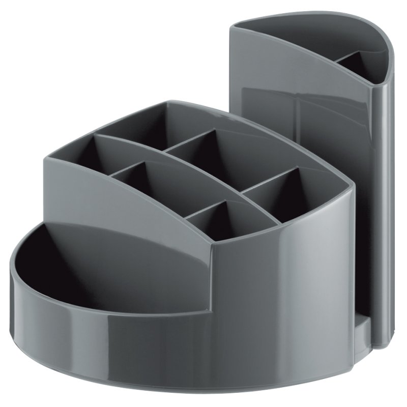 HAN porte-stylos RONDO, polystyrène, 9 compartiments, blanc