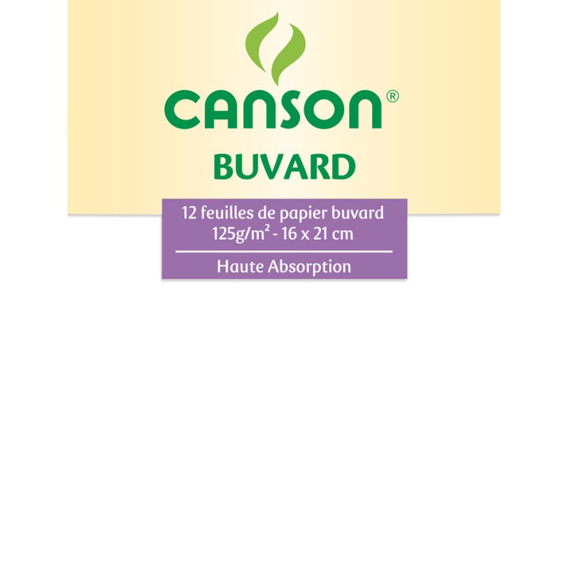 CANSON papier de soie, 160 × 210 mm, blanc, 12 feuilles