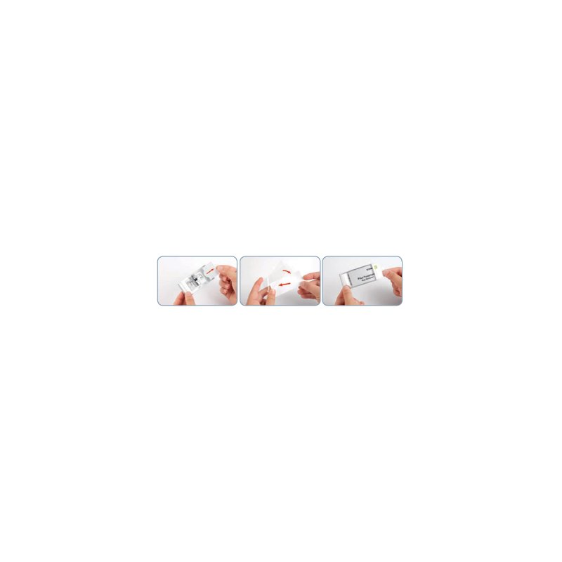 DURABLE plaque nominative CLASSIC, avec aimant, 74 × 34 mm, argent