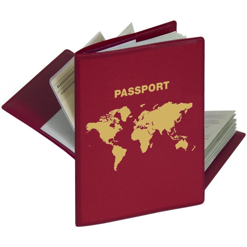 HERMA RFID-beschermhoes voor paspoort, rood, 197×136 mm