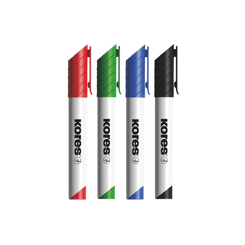Kores whiteboardmarker K MARKER, zwart, keilpunt 3-5 mm