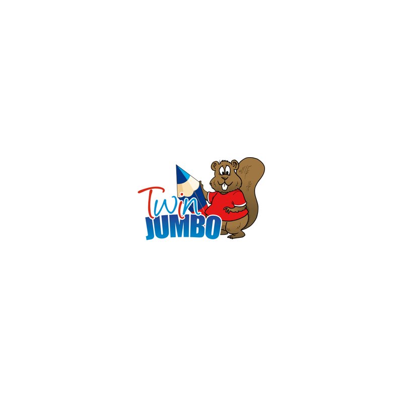 Kores TWIN Jumbo correction pencil, triangular, blue/red