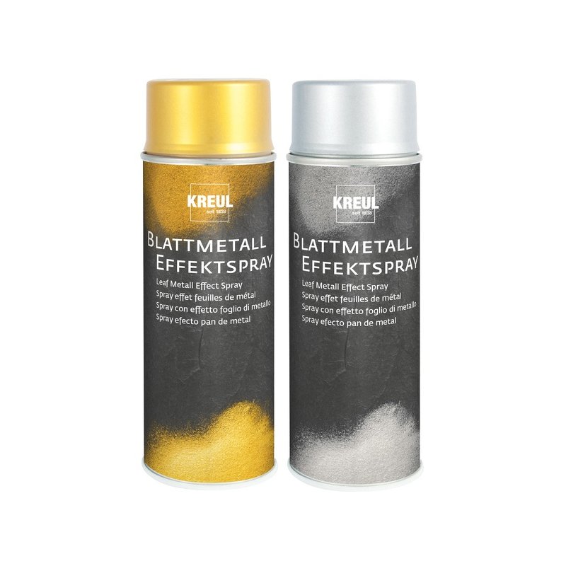 KREUL spray décoratif effet feuilles, couleur or, 400 ml