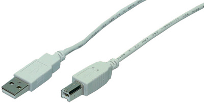 LogiLink USB 2.0 kabel USB-A naar USB-B, zwart, 2 meter