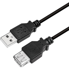 LogiLink USB 2.0 verlengkabel, grijs, 2 meter