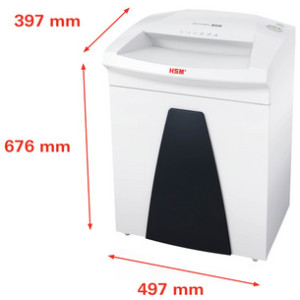 HSM papiervernietiger SECURIO B26, P-6/F-3, 6 vel, 55 liter