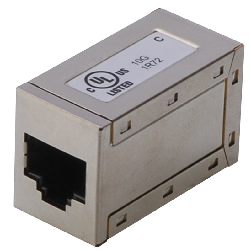 DIGITUS modulaire adapter categorie 6A, afgeschermd, 2 x RJ45-koppeling