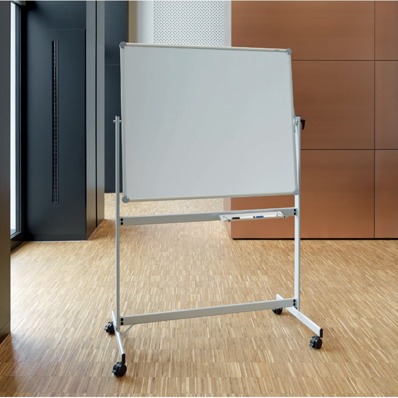 MAUL tableau blanc mobile MAULpro, pivotant, 1500 × 1000 mm, magnétique