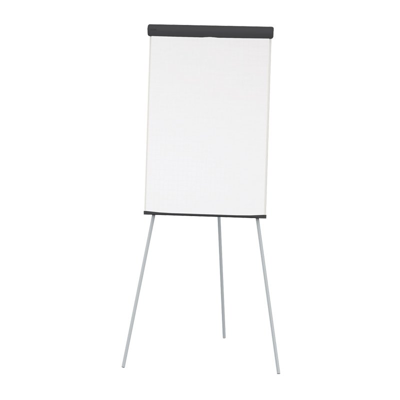 MAUL flip-over pad standard melamine, grey, height adjustable