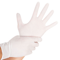 HYGONORM nitril handschoenen Safe Light, maat M, wit, poedervrij, 100 stuks