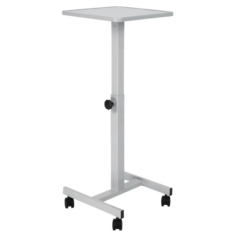 magnetoplan chariot de projection Uno, gris clair, hauteur réglable 620-1000 mm