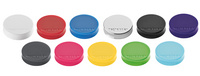 magnetoplan ergonomische magneten medium, donkerblauw, 30 mm, 10 stuks