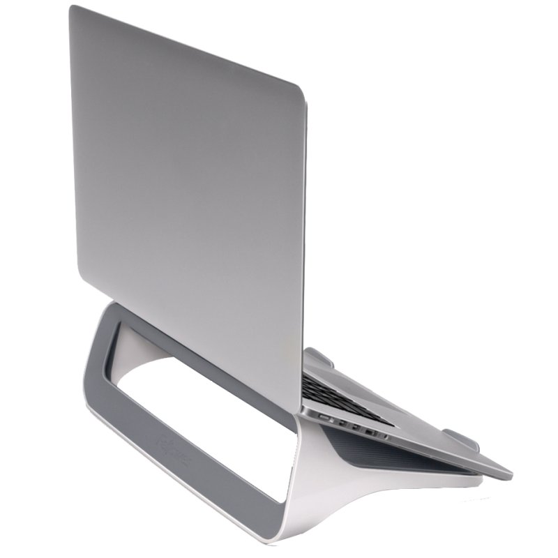 Fellowes notebookstandaard I-Spire, wit/grijs, tot 17 inch