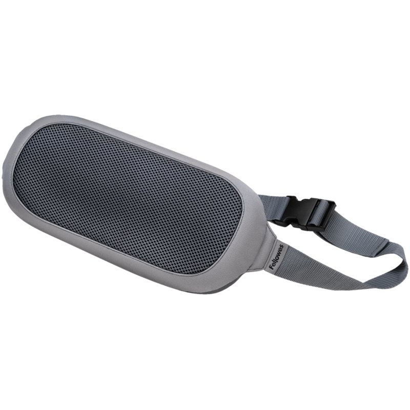 Fellowes coussin lombaire I-Spire, gris, sangle ajustable, 350×60×160 mm