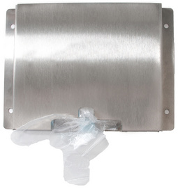 HYGOSTAR houder voor disposable handschoenen, roestvrij staal, 210×80×130 mm