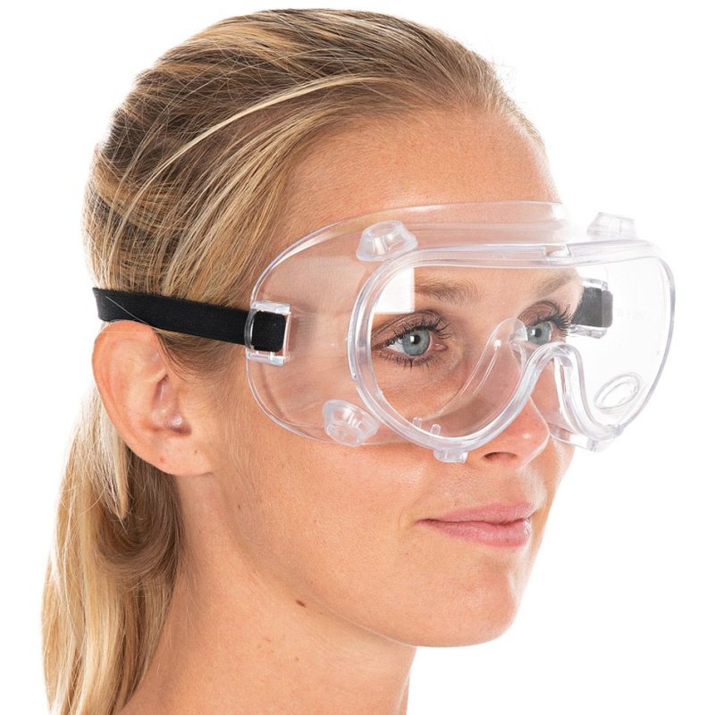 HYGOSTAR lunettes de sécurité vision complète, anti-buée, transparent, EN 166