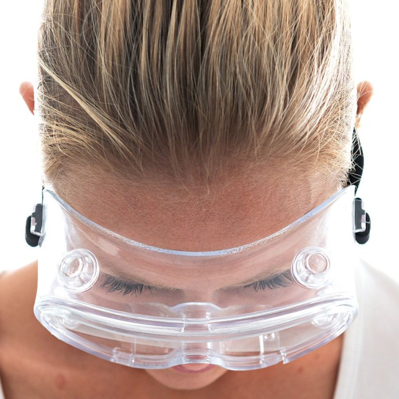 HYGOSTAR lunettes de sécurité vision complète, anti-buée, transparent, EN 166