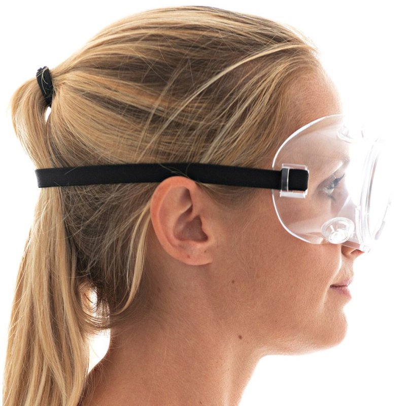 HYGOSTAR lunettes de sécurité vision complète, anti-buée, transparent, EN 166