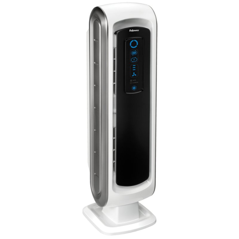 Fellowes AeraMax DX5 air purifier, small, white/black, up to 12 m²