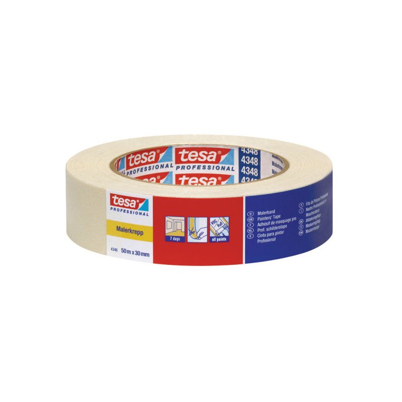 tesa ruban de masquage kraft 4348 standard, 30 mm × 50 m