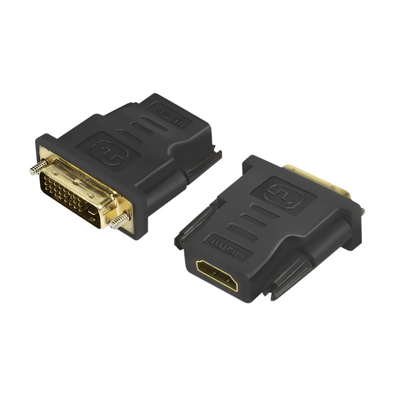 LogiLink adaptateur HDMI vers DVI-D, noir, double liaison 24+1, contacts dorés
