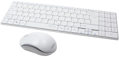 LogiLink draadloze desktopset, 32 kanalen, wit
