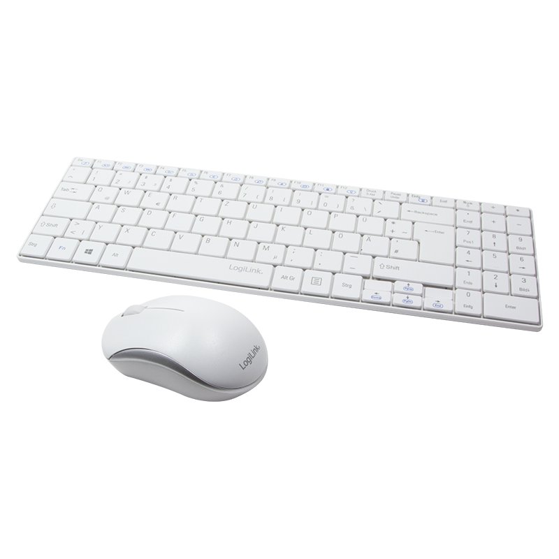 LogiLink draadloze desktopset, 32 kanalen, wit