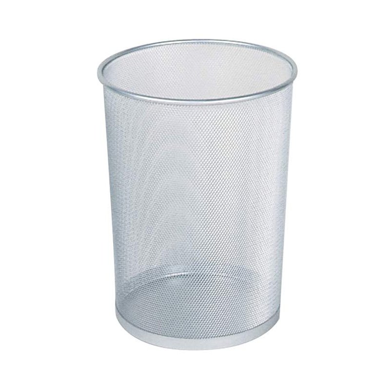 Rubbermaid prullenbak Concept Collection, 19 liter, zilver, draatgeflecht