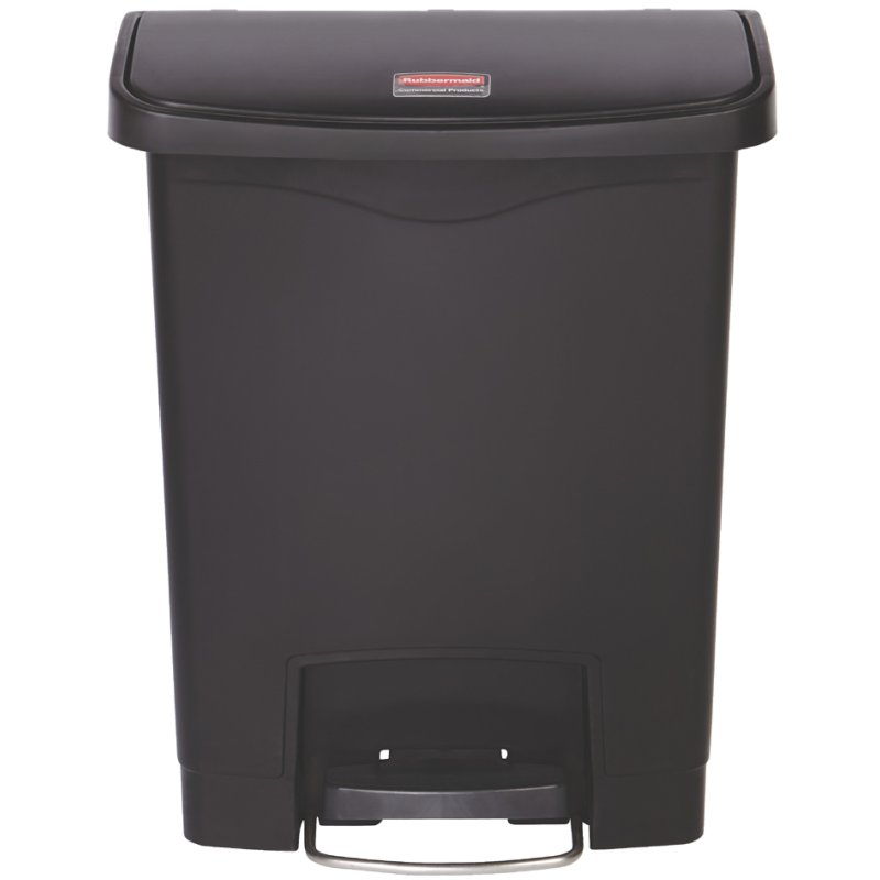Rubbermaid pedaalafvalbak Slim Jim, 30 liter, geel