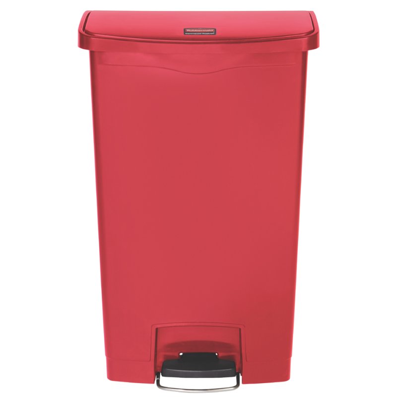 Rubbermaid pedaalprullenbak Slim Jim, 68 liter, rood