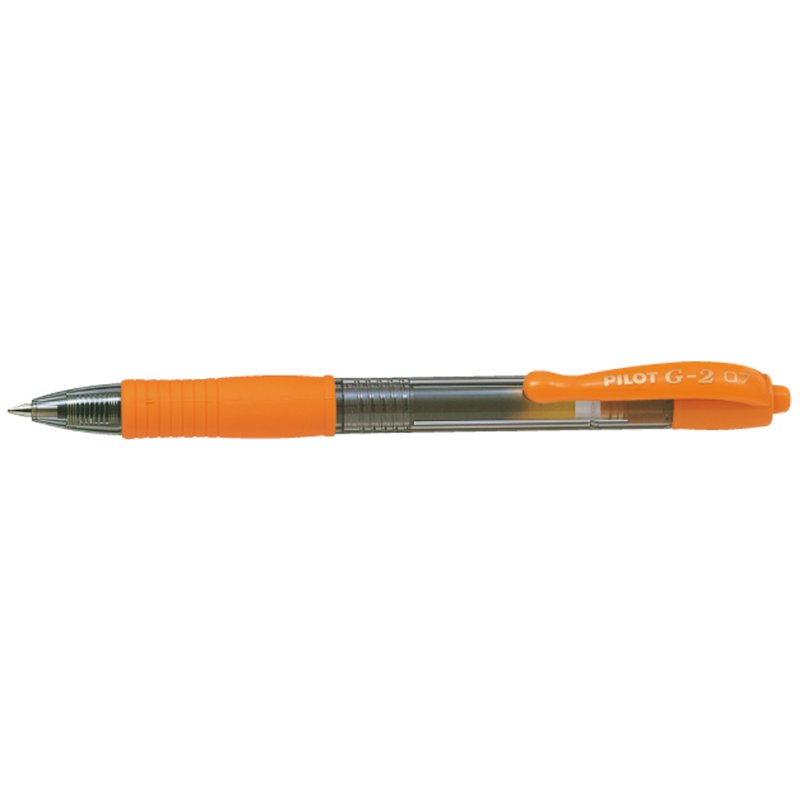 PILOT gelpen G2 07, oranje, 0,32 mm, documentecht