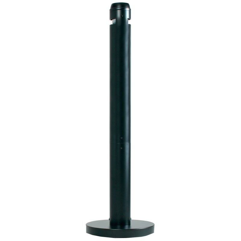 Rubbermaid cendrier sur pied FGR1SM, aluminium, argent, capacité 1000 mégots