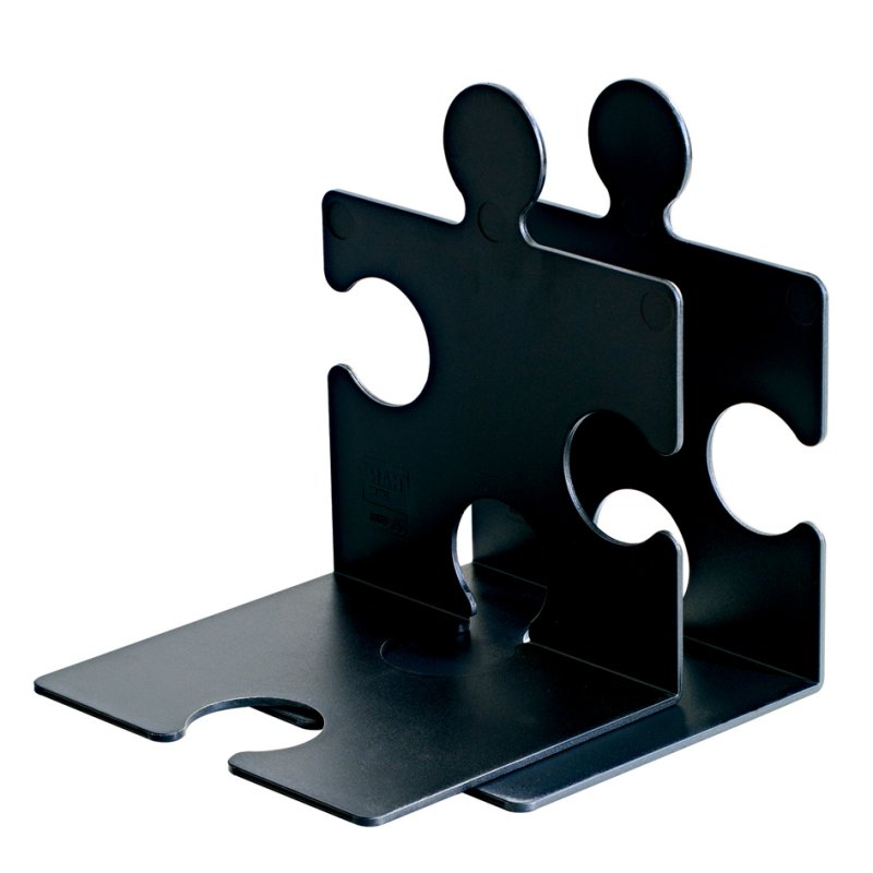 HAN serre-livres PUZZLE, ensemble 2 pièces, noir