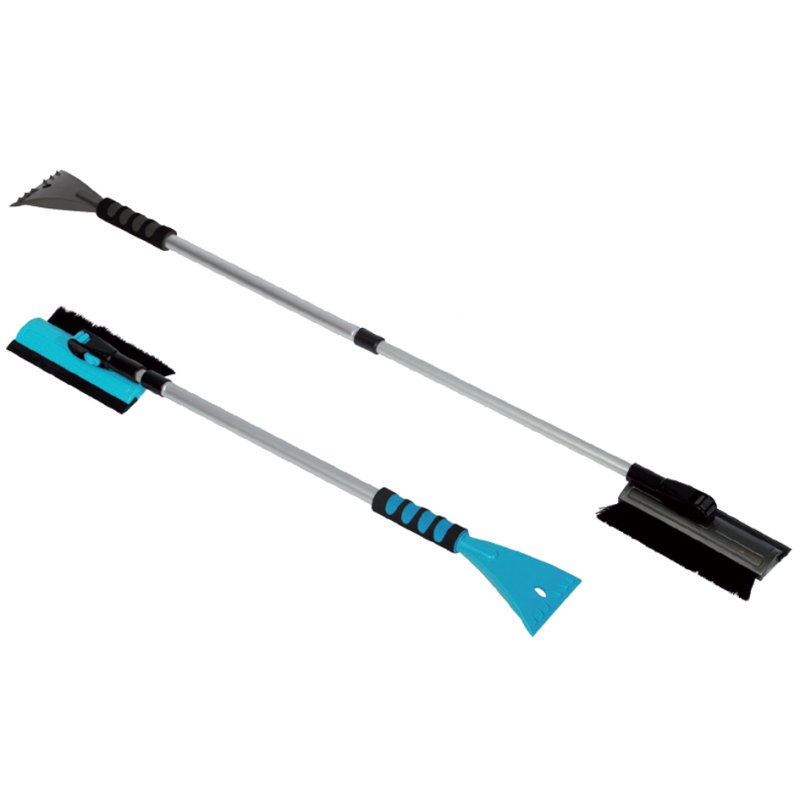 IWH grattoir à glace télescopique avec brosse à neige, ajustable 71-122 cm
