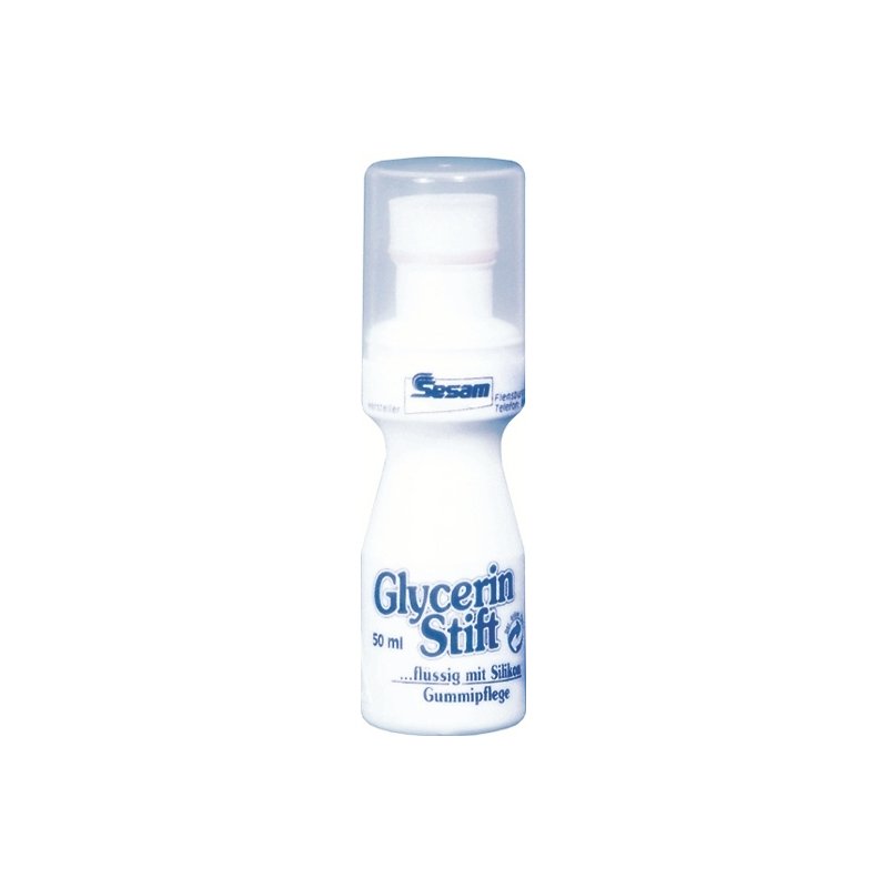 IWH bâton glycérine entretien caoutchouc, 50 ml, applicateur éponge spécial