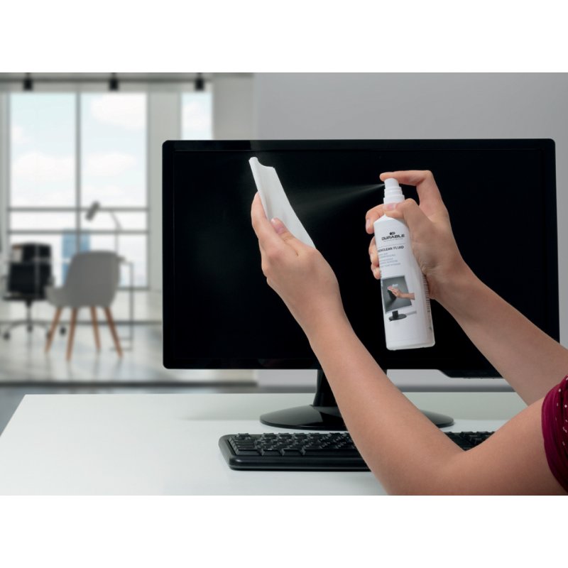 DURABLE oppervlakte- en schermreinigingsset, PC cleaning kit, 150 ml reinigingsschaum