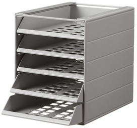 DURABLE IDEALBOX, open laden, grijs, 250×332×322 mm