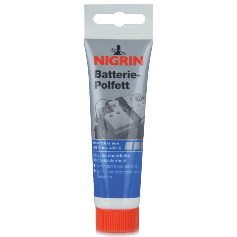 NIGRIN graisse pour bornes batteries, graisse de protection acide et contact, 50 g
