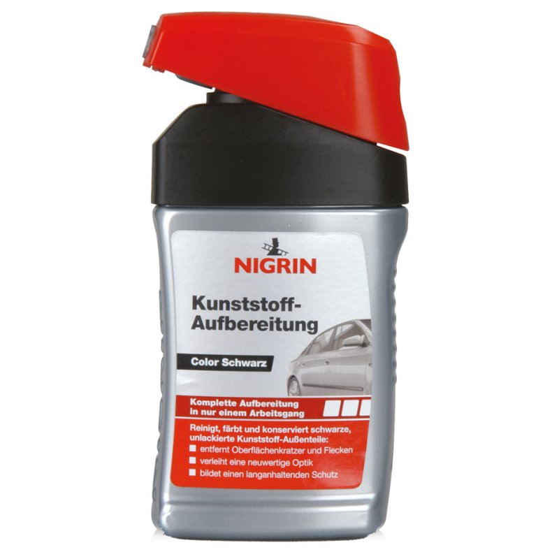 NIGRIN plastic care product, black, 300 ml