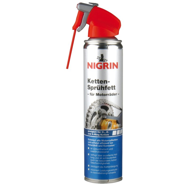 NIGRIN kettingspray voor aandrijfkettingen, 400 ml