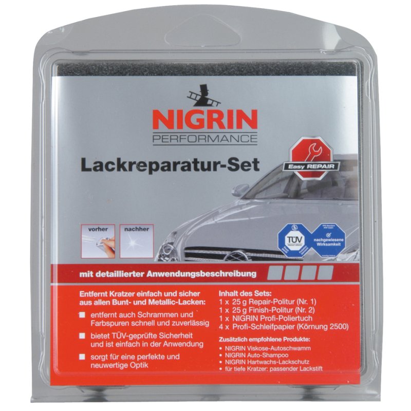 NIGRIN paint repair kit, all colours and metallics