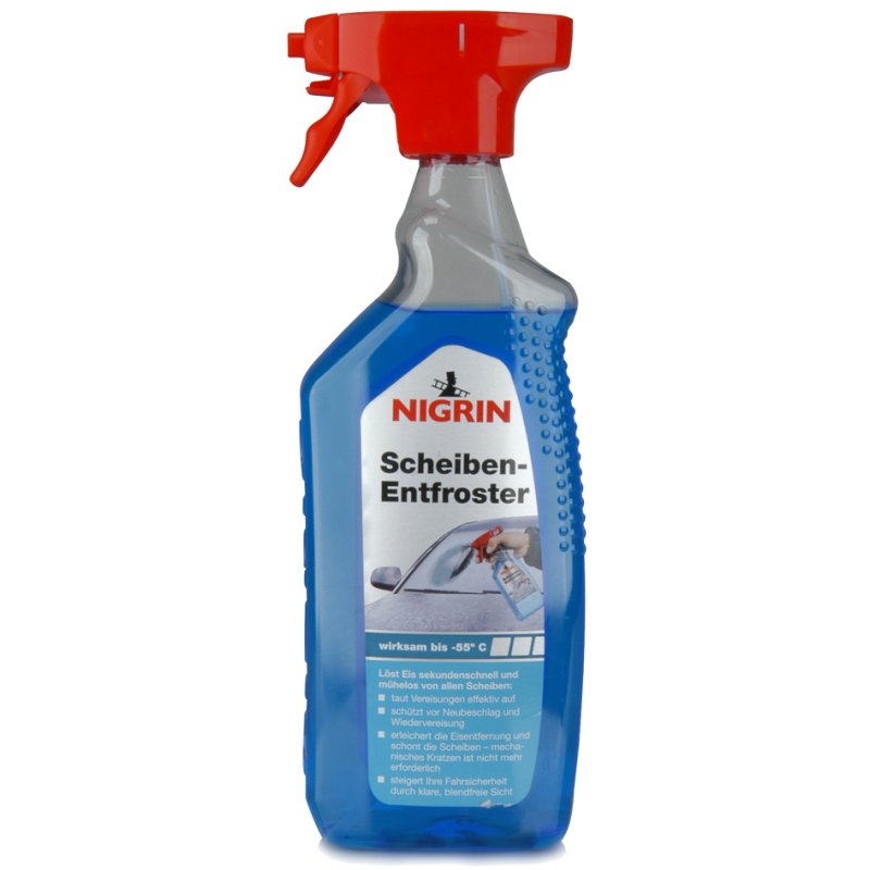 NIGRIN ruitontdooier sproeinevel, 500 ml, werkzaam tot -55°C