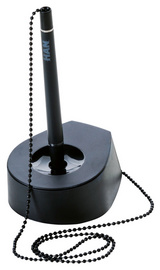 HAN pennenhouder SALSA, lichtgrijs/zwart, 68×90×148 mm