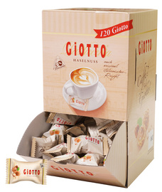 HELLMA Ferrero Giotto mini gebakbolletjes, displaydoos, 120 stuks