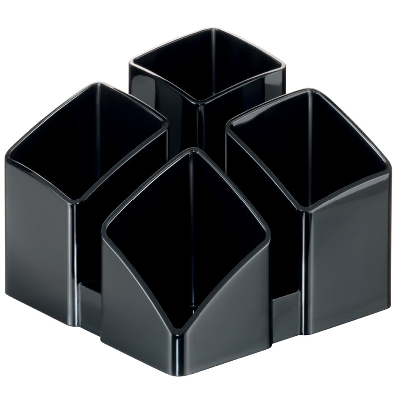 HAN porte-stylos SCALA, polystyrène, 4 compartiments, bleu
