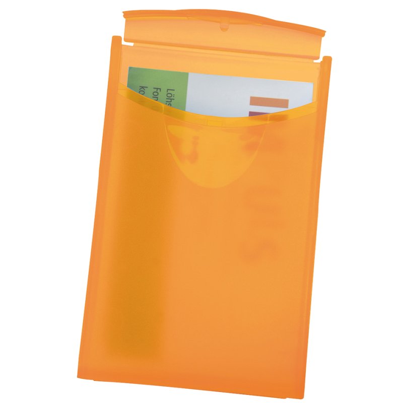 HAN porte-cartes de visite COGNITO, gris-translucide, 20 cartes de visite, polypropylène