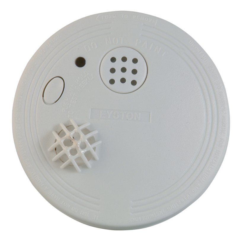 uniTEC Elektro hittemelder, wit, alarmsignaal 85 dB